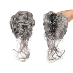 <span class=keywords><strong>Chignon</strong></span> désordonné tendance à clipser, extension de <span class=keywords><strong>cheveux</strong></span> synthétique, <span class=keywords><strong>chignon</strong></span> en forme de beignet, vente chaude - Product Image 1
