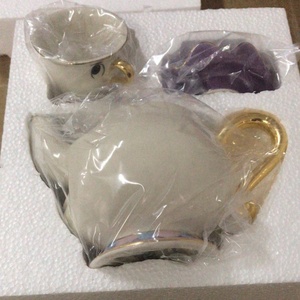 Juego de Taza <span class=keywords><strong>y</strong></span> Plato de Cerámica Archie de <span class=keywords><strong>La</strong></span> <span class=keywords><strong>Bella</strong></span> <span class=keywords><strong>y</strong></span> <span class=keywords><strong>la</strong></span> <span class=keywords><strong>Bestia</strong></span>, Taza de Té de Porcelana Pintada, Taza de Té de <span class=keywords><strong>la</strong></span> Sra. Potts - Product Image 4