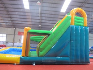 Hộ gia đình nhỏ trượt nước Inflatable cho trẻ em và người lớn trượt nước lâu đài Inflatable cho các sự kiện vui vẻ - Product Image 3