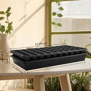 RooTrimmer Confezione da 10 Vassoi 1020 e Vassoi Profondi a 50 Celle per Semina, per Germinazione Semi e Propagazione Piante (10 Set) - Product Image 5