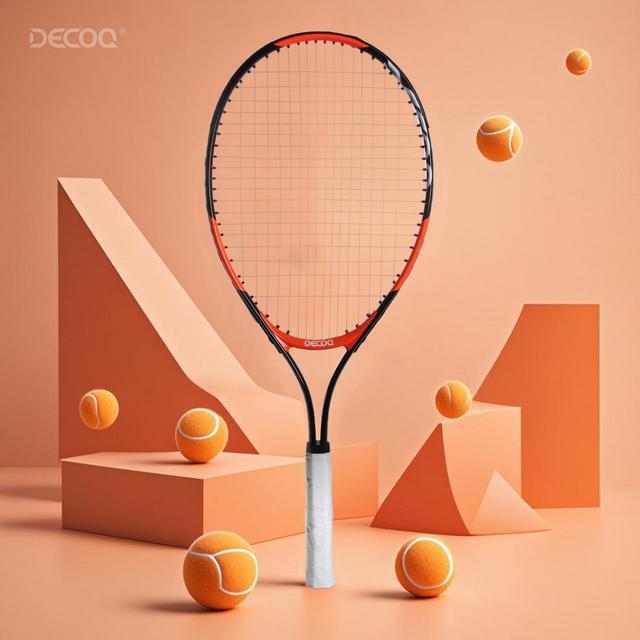 2025 Edition Professional Aluminum Carbon Fiber Tennis Racket Lightweight with Vibration Dampener Grip for Adults and Juniors