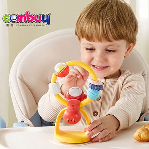 <span class=keywords><strong>Table</strong></span> à manger pour bébé avec <span class=keywords><strong>ventouse</strong></span> rotative, <span class=keywords><strong>hochet</strong></span> musical pour bébé - Product Image 2