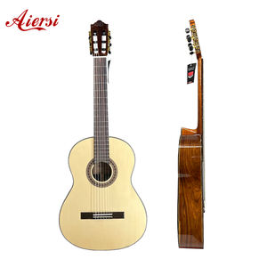Aiersi <span class=keywords><strong>luthier</strong></span>-made <span class=keywords><strong>Guitare</strong></span> <span class=keywords><strong>classique</strong></span> à cordes en nylon faites à la main <span class=keywords><strong>de</strong></span> bonne qualité - Product Image 1