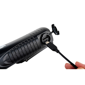 Ipx7 không thấm nước Crush-proof USB <span class=keywords><strong>Hand</strong></span> Crank Đèn pin <span class=keywords><strong>Torch</strong></span> với ngân hàng điện - Product Image 3