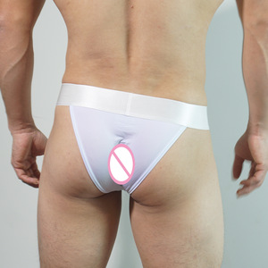 Slip Sexy Elasticizzati con Logo Personalizzato, <span class=keywords><strong>Intimo</strong></span> in Nylon Personalizzato, Boxer Sexy con Fascia Elastica per <span class=keywords><strong>Uomo</strong></span> - Product Image 4