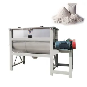 horizontal ribbon soil mixer food seasoning powder additive powder mixer professional powder mixer machine