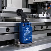 NOUVEAU Interrupteur de fin de course industriel JANETEC Gauche/Droite à rouleau thermoplastique Type Direct DPDT/SPDT Bleu JY-236-M8A-11T 6A 250V IP67
