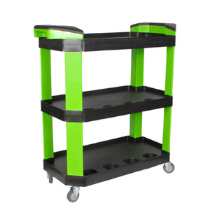 Autodetailing gereedschapskar reparatiewerkplaats autowasfolie platte duwkar kleine <span class=keywords><strong>trolley</strong></span> reiniging lichtgewicht handkar - Product Image 1
