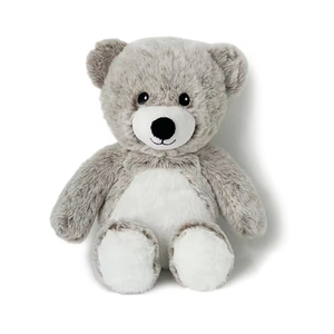 Peluche <span class=keywords><strong>Orso</strong></span> <span class=keywords><strong>Grizzly</strong></span> Riscaldabile al Microonde, Cuscino Personalizzato Super Morbido in Cotone, Impacco Termico con Semi di Lino Lavati, Regalo per Bambini - Product Image 1