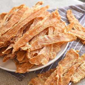 100% натуральный органический сухой корм для домашних животных с высоким содержанием белка куриная грудка большой тонкий ломтик сублимированного сушеного лакомства премиум-класса кожа пальто для собак - Product Image 3