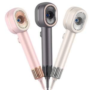 Secador de Pelo Profesional Ligero de Alta Velocidad, Secador de Pelo Portátil sin Aspas con Pantalla LED Digital - Product Image 2