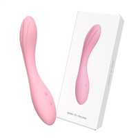 Vibrador de Silicona Líquida OEM, Recargable, Juguete Sexual para Adultos, Dildo Anal Grande de Doble Extremo, Vibrador de Punto G para Mujeres