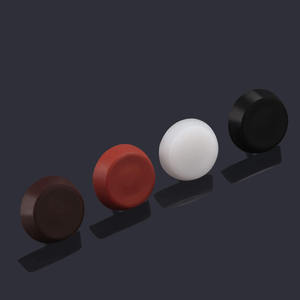 Deslizamientos ajustables Protector de muebles de nylon Deslizamiento rojo de plástico fácil de mover para Sillas - Product Image 1