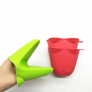 حار بيع أدوات مطبخ فرن صغير قفازات سيليكون مقاومة للحرارة الطبخ قرصة قفازات بوثولدير المطبخ الطبخ و الخبز - Product Image 5