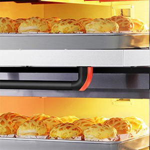 فرن خبز وبيتزا من الفولاذ المقاوم للصدأ من مصنع AIKAI في الصين، طابق واحد وصينية واحدة، فرن مخبوزات لخبز الخبز - Product Image 3