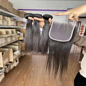 Wholesale 100% Raw Human Hair Bundles Cuticle Aligned Hair Vendor Direct Raw Cuticle Aligned Hair Bundle