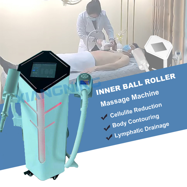 Body Slimming Rolling Massage Machine Lymphatic Drainage 360 Rotation Vela 9d Inner Ball Roller Weight Loss Machine