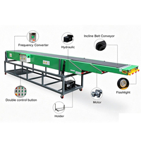 Système de convoyeur à bande télescopique automatique pour le chargement et le déchargement de camions et de conteneurs - Prix des machines