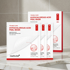 Masque exfoliant à l'acide hypochloreux Medicube, soin coréen pour la peau, 3 pièces, masques exfoliants apaisants pour le visage - Product Image 2
