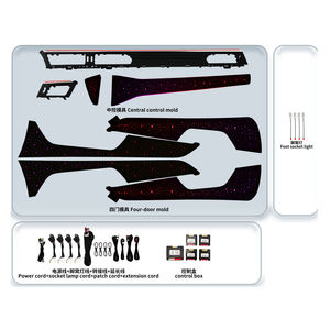 Nueva Luz Ambiental Dinámica Star 2025 para Audi A6 C8 2019-2025 Versión Europea, Iluminación LED Interior, Accesorios para el Tablero - Product Image 1