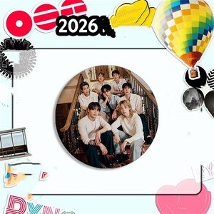 Insignias Redondas de Acrílico y Hojalata de los Ídolos de KPOP por el 13º Aniversario: JK, J-HOPE, RM, JIN, JIMIN, <span class=keywords><strong>SUGA</strong></span>, V - Broches y Accesorios para Bolsos Estilo Coreano - Product Image 3
