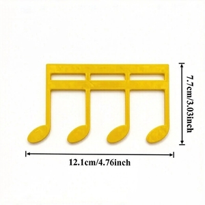 คลิปหนีบโน้ตเพลง พลาสติกยึดหน้ากระดาษ ช่วยให้หนังสือโน้ตเปิดอยู่แบนราบ สำหรับนักเล่นเปียโนและกีตาร์ - Product Image 4