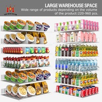 Fournitures pour distributeurs automatiques : Distributeur de cola grande capacité à monnayeur, réfrigérateur, SDK, écran tactile, gestion à distance