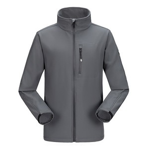 Giacche da <span class=keywords><strong>uomo</strong></span> da esterno impermeabili Softshell da esterno con Logo personalizzato autunno <span class=keywords><strong>senza</strong></span> <span class=keywords><strong>cappuccio</strong></span> - Product Image 3