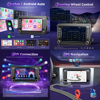Autoradio Android Podofo 2+32G 7 pouces avec Carplay et Android Auto pour VW/Polo/PASSAT/GOLF/Skoda/Caddy/Seat EQ SWC, autoradio d'usine