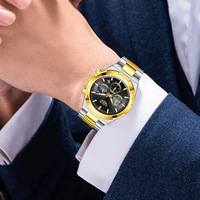 LIGE 89222 Chronograph Sport Wasserdichte Relogio Herren uhren für Herren Date Luminous Small Dials Mondphrase Quarzuhr