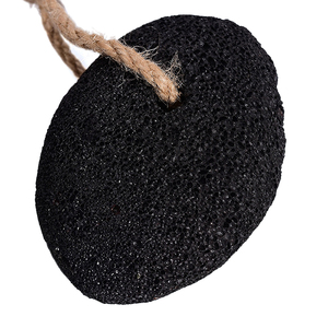 Pierres ponces volcaniques naturelles de haute qualité de haute qualité de forme ovale noire, dernière conception, prix d'usine, vente en gros - Product Image 3