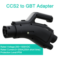 200a dc charge ev adaptateur ccs2 à gbt connecteur prise dc ev chargeur adaptateur ccs2 à gbt adaptateur pour byd voiture électrique