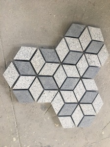 G654 G603 hình lục giác 3D lưới trở lại paver lát đá ốp đá Granite tấm đá tự nhiên lát gạch - Product Image 6