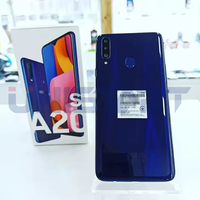 Ponsel Versi EU untuk Samsung A20s 64GB Ponsel Murah Android Smartphone A20e A21 yang Tidak Terkunci