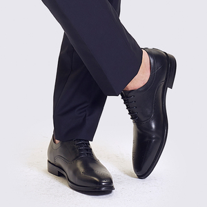 Chaussures habillées décontractées en cuir pour hommes 2023, style Oxford, pour mariage – Zapatos De Cuero Sepatu Pria - Product Image 6