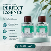 Flacon de parfum en verre vide de 100 ml avec design texturé côtelé, bouchon en bois et étiquette personnalisée, stock disponible en gros