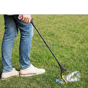 Ramasseur de déchets léger à long manche, idéal pour les zones difficiles d'accès sous les meubles et les déchets extérieurs - Product Image 2