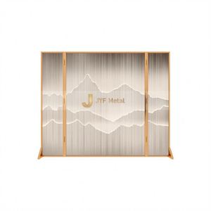 ANN9513 Modern Stainless Steel Coating Multi-Functional Privacy <b>Screen</b> Partition for Garden & Courtyard Hotel Lobby <b>Decoration</b> - Product Image 2