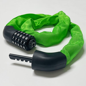 Antivol de vélo à <span class=keywords><strong>code</strong></span> à 5 chiffres, chaîne de vélo de 100 cm, câble de vélo, antivol de vélo - Product Image 3