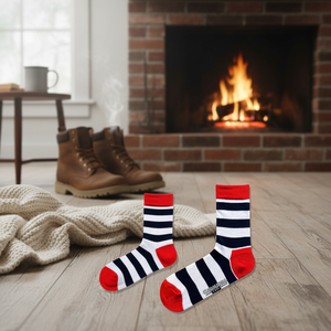 Colorful Knitted <b>Socks</b> <b>Black</b> White Circle Jacquard Embroidery One Fits All Soft Breathable for Winter Daily Use Crew Ankle - Product Image 3