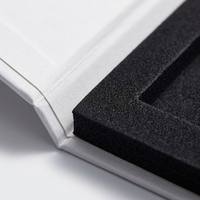 Boîte d'emballage rigide de luxe sur mesure de style livre pour protecteur d'écran en verre trempé - Boîte cadeau en carton premium avec insert en EVA