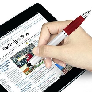 2 in 1 Stylus Touch Tip Click Plastic Ballpoint <b>Pen</b> With Rubber Grip, Multi Color <b>Retractable</b> Advertising Touch Screen Penn - Product Image 5