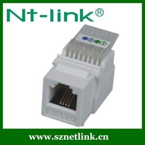 Module réseau UTP sans outil Keystone Jack Cat5e <span class=keywords><strong>RJ45</strong></span> Cat3 RJ11 RJ12 pour téléphonie vocale, accès aux portes et réseau, pour plaque murale - Product Image 2