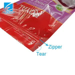 Recycled Reusable 1kg Rice Packaging Bag Stand Up Grain Flour Zipper Bags With Custom Design