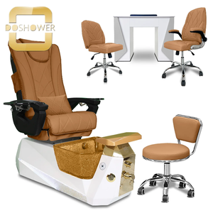 Ensemble de fauteuil et tabouret de pédicure de luxe <span class=keywords><strong>pour</strong></span> spa des pieds avec remplissage automatique, base en cristal, jet magnétique, mobilier de soin des <span class=keywords><strong>ongles</strong></span> personnalisé, vente en gros - Product Image 5