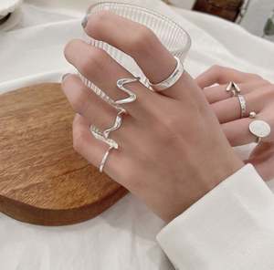 Nouvelle bague de doigt ajustable classique pour femmes en zircon, bijoux de haute qualité, arrivée, argent sterling 925 - Product Image 1