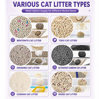 Litière pour chat en bentonite en vrac 8KG 99,5% sans poussière Arena Para Gato Bentonita pour commandes de distributeurs