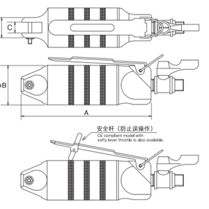 แอร์นิปเปอร์ GT-N สำหรับการตัดหรือการจีบวัสดุเรซินหรือโลหะ - Product Image 3