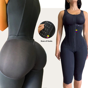 <span class=keywords><strong>Faja</strong></span> Colombiana Moldeadora <span class=keywords><strong>para</strong></span> Mujer, Corsé Reductor con Varillas de Acero, Moldeador de Cintura con Tirantes Ajustables - Product Image 1