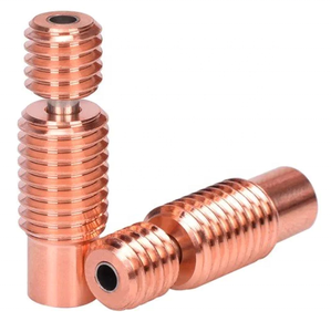 Usinage cnc de précision accessoires d'imprimante 3D gorge de filetage personnalisée <span class=keywords><strong>v6</strong></span> brise-chaleur bimétallique - Product Image 2